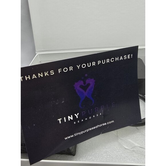 Tiny Purple Seahorse LGBTQIA+ Cast Iron Male With Symbols Book Ends- Set Of 2 - Picture 12 of 14